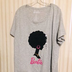 Barbie Afro Graphic T-shirt (Oversized)